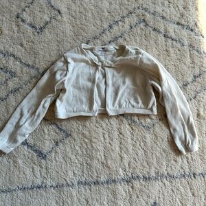 H&M Off-White Button-Up Cardigan